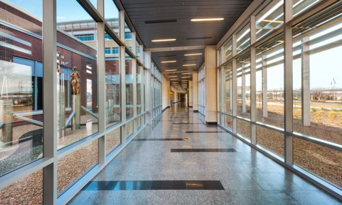 Adams County Government Center hallway