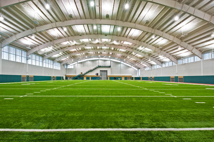 Sustainable Building CSU Indoor Practice Facility Field