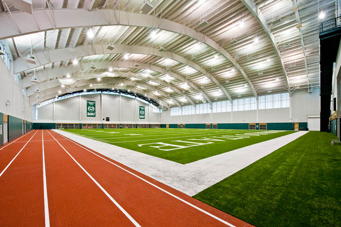 Sustainable Building CSU Indoor Practice Facility Field and Track