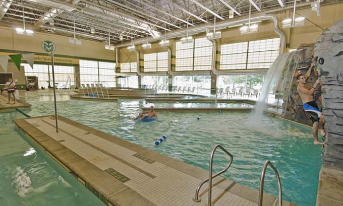 LEED Certified Colorado State University Recreation Center Pool