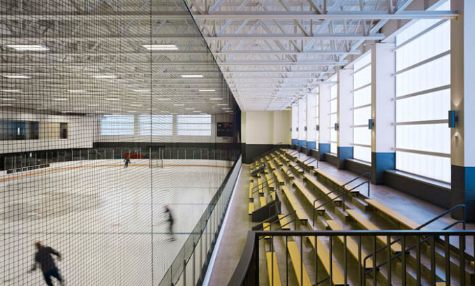 LEED Certified CU Boulder Recreation Center Indoor Hockey Rink Renovation