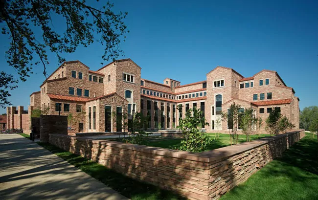 University of Colorado Boulder Wolf Law Building Exterior