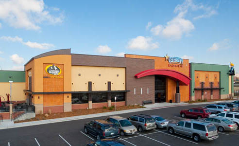 Celebrity Lanes Bowling Exterior View by Saunders Construction Company