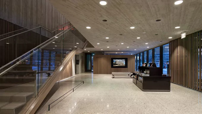 Art Museum Construction Clyfford Still Museum Lobby