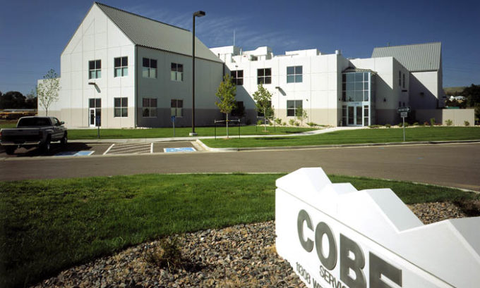 Cobe Gambro Laboratories Exterior Signage