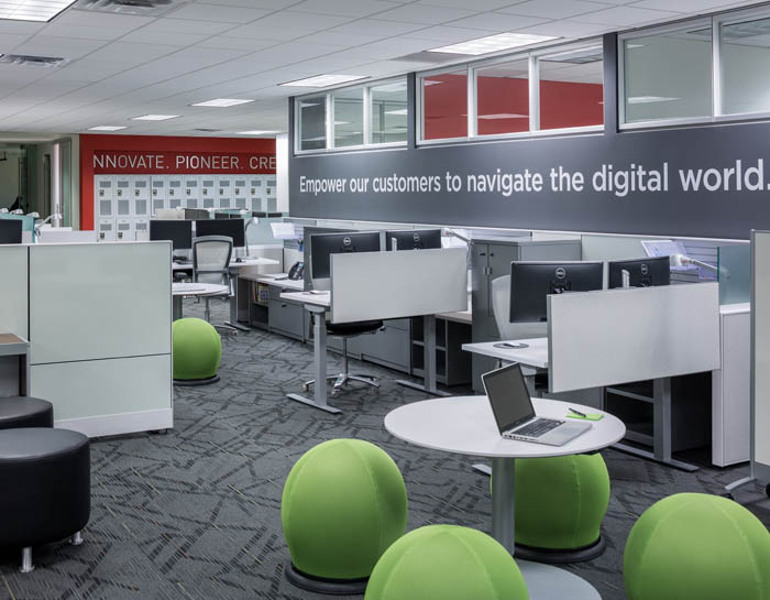 Comcast Wholesale Desks Office Built by Saunders