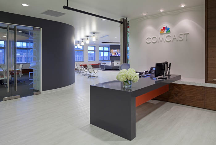 Comcast Wholesale Lobby Design-Build by Saunders