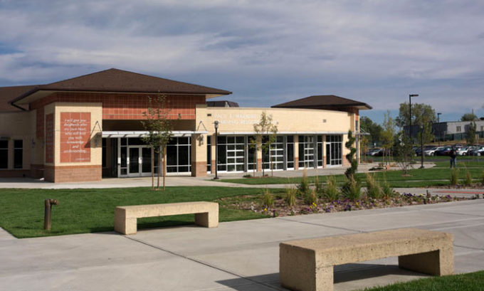 Exterior and Benches at Denver Seminary