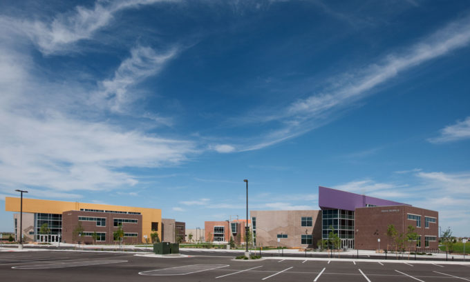 LEED Certified Dr Evie Garrett Campus Building Exterior