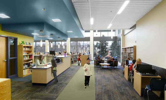Fort Logan Northgate Campus Library by Saunders Construction