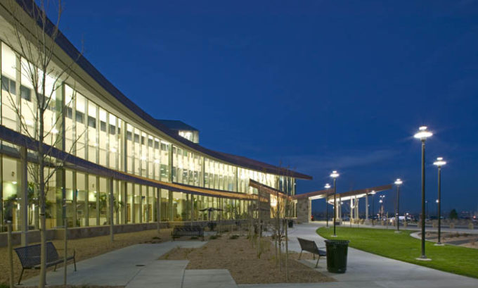 Healthcare Building Good Samaritan Exterior Night