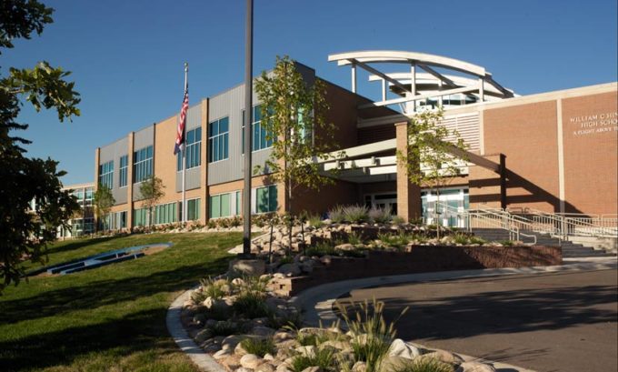 Renovated Hinkley High School Building Exterior