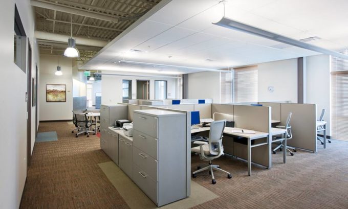 LEED Office Building InnoVage Headquarters Cubicles