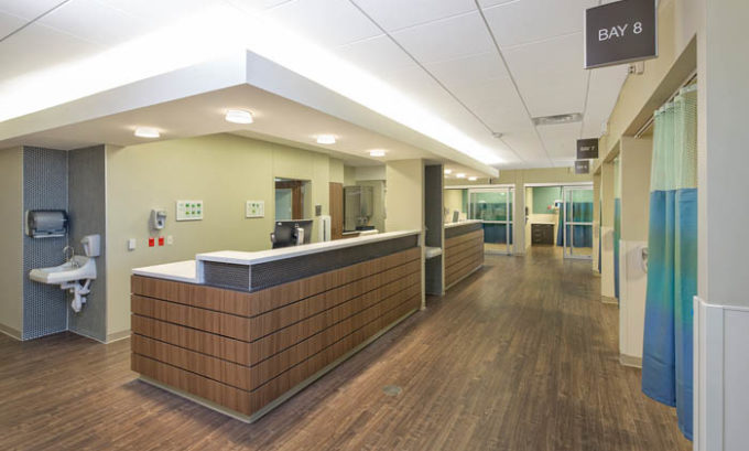LEED Certified Sidney Regional Medical Center Nurses Station
