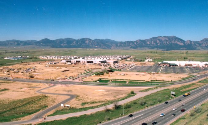 Superior Town Center Retail Building Aerial