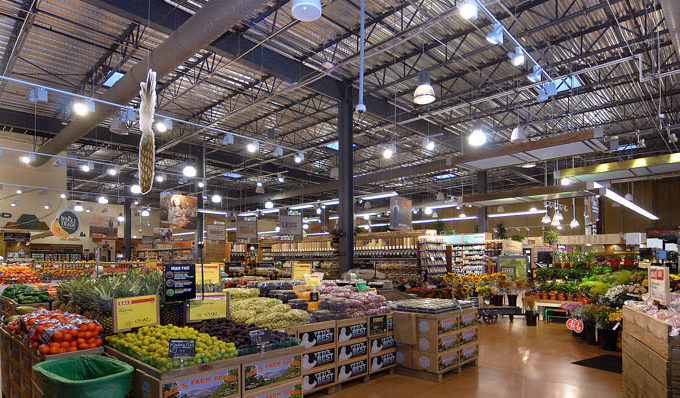 Whole Foods Produce View from Design-Build Project