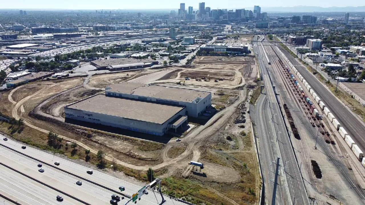 Aerial View of Fox Park Redevelopment