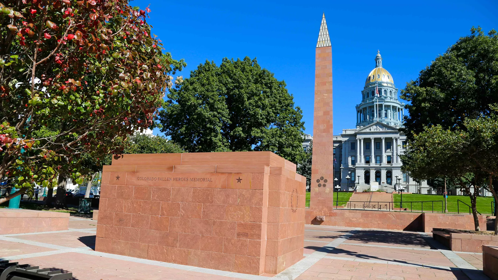 Heroes Memorial in Veterans Park Denver